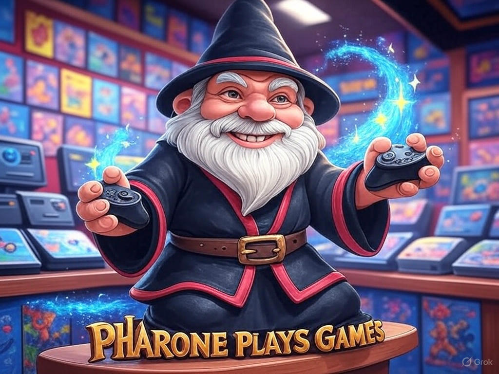 Pharone playing console games on stream