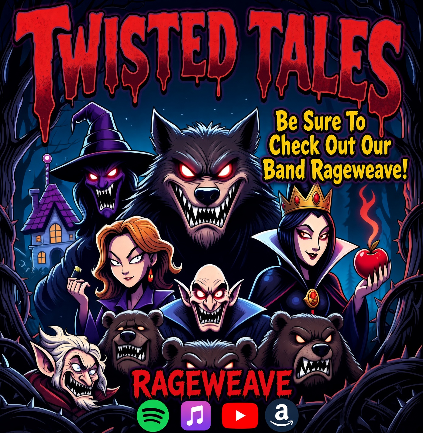 Rageweave Twisted Tales band art